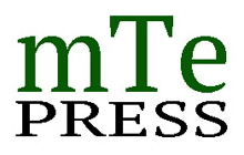 A green and black logo for the comtech press.